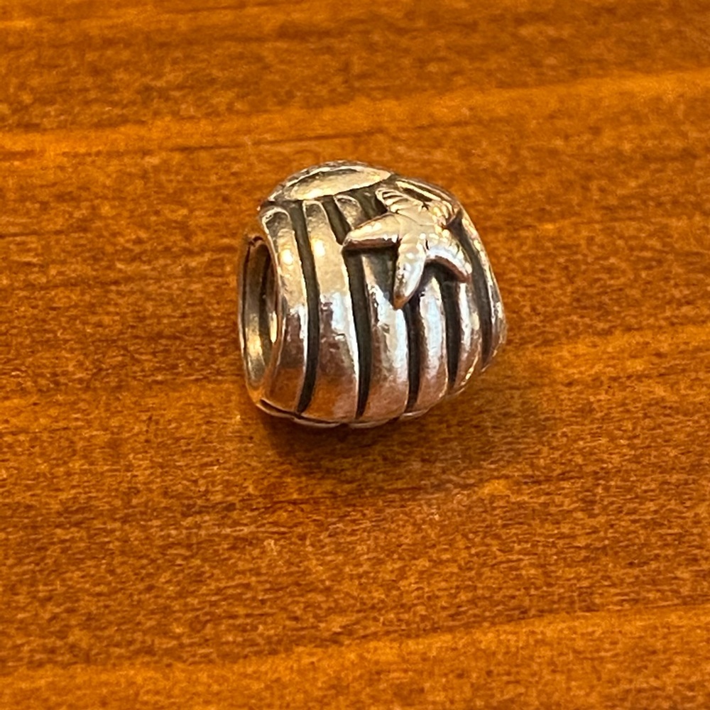 Sea Shell with star charm pandora
